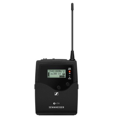 Sennheiser SK300G4-RC-AW+ - Bodypack transmitter with 1/8" audio input (ew connector)