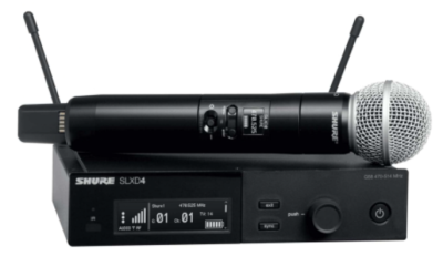 Handheld system consisting a handheld transmitter SLXD2 with SM58 K59 (NL)