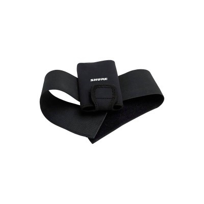 Housse ceinture pour ‚metteur de poche, noire