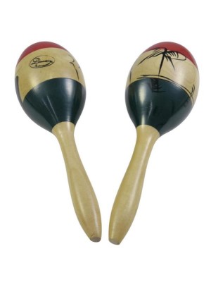 DIMAVERY Maracas Jamaika, wood 2x