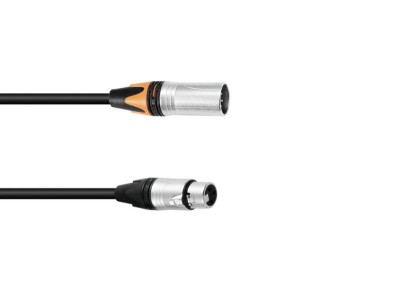 PSSO Adaptercable DMX XLR 5pin/3pin 0,3m bk