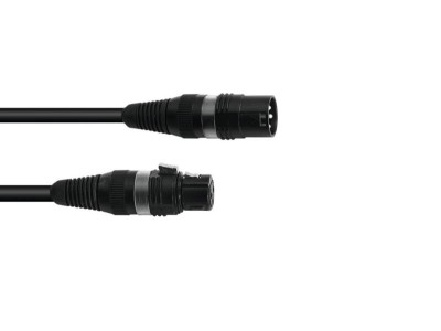 SOMMER CABLE DMX cable XLR 3pin 5m bk Hicon