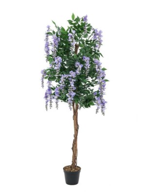 EUROPALMS Wisteria, artificial plant, purple, 150cm