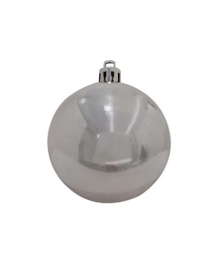 EUROPALMS Deco Ball 7cm, silver 6x