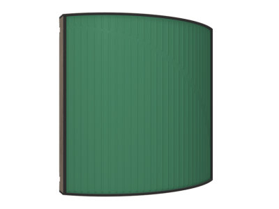 Cinema Round Ultra Brown Oak - Musk Green