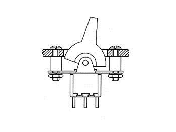 R8015  R.& P.SWITCH(P13)1P ON-ON